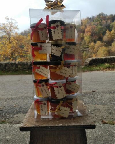 Assortiment de mini-confitures
