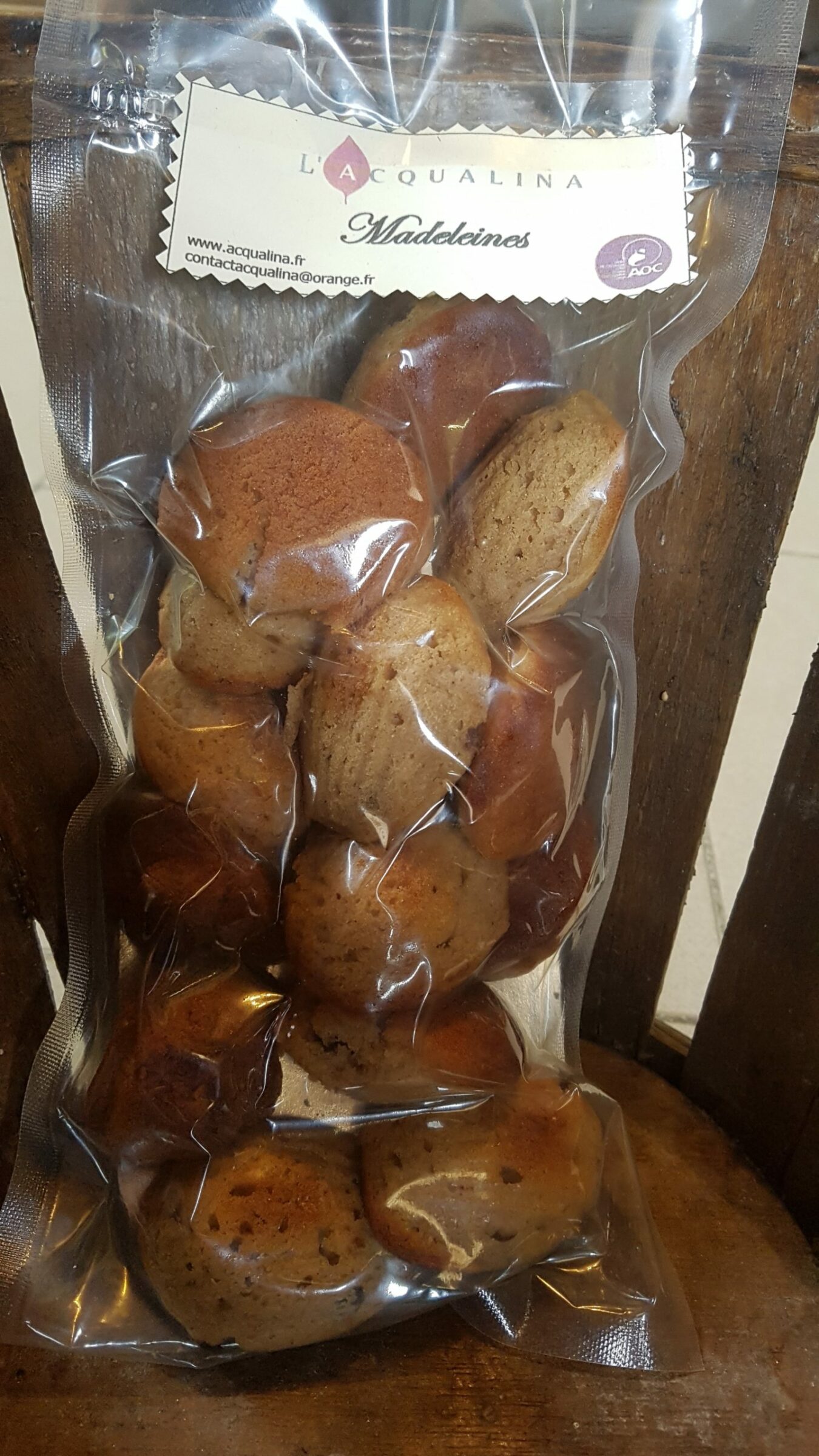 Madeleines à la farine de châtaigne