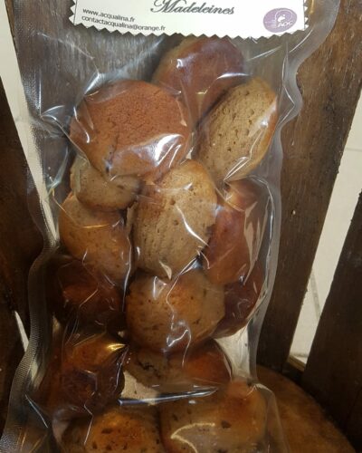 Madeleines à la farine de châtaigne