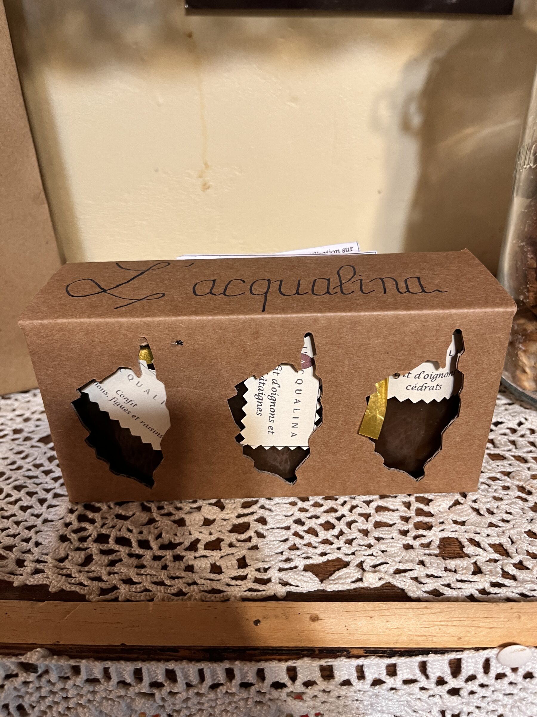 Coffret de trois Confits d'oignons